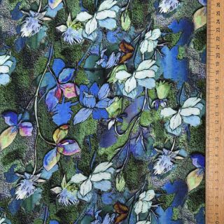 Viscose Aster design E digital print