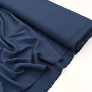 Cotton fabric LYOCELL Victoria dark blue