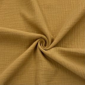 Double gauze/muslin UNI 150 old yellow
