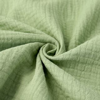 Double gauze/muslin UNI 150 basil