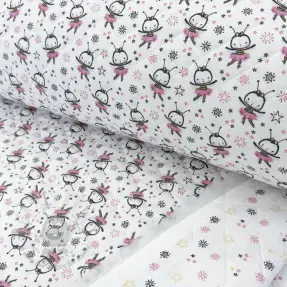 Cotton fabric QUILTING Elisabetta rose