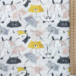 Cotton fabric QUILTING Parapluie perle