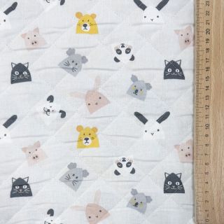 Cotton fabric QUILTING Parapluie perle