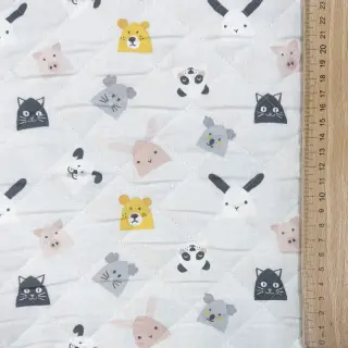 Cotton fabric QUILTING Parapluie perle