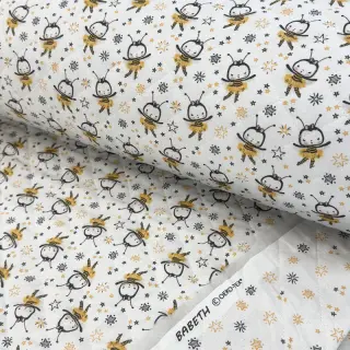 Cotton fabric QUILTING Elisabetta jaune
