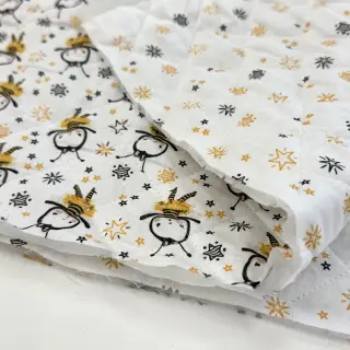 Cotton fabric QUILTING Elisabetta jaune
