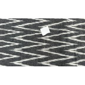 Cotton fabric IKAT grey design A 2nd class
