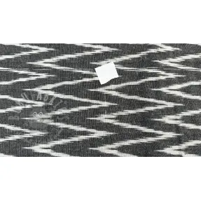 Cotton fabric IKAT grey design A 2nd class