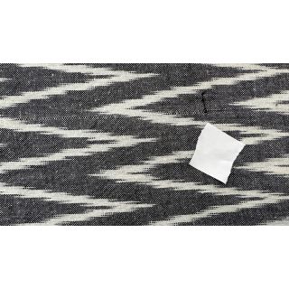Cotton fabric IKAT grey design A 2nd class