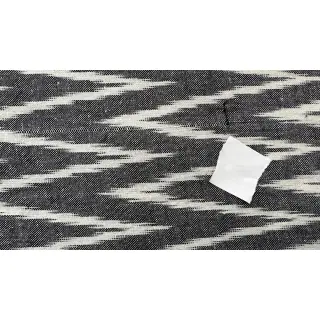 Cotton fabric IKAT grey design A 2nd class