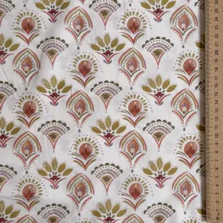 Cotton fabric Motif off white digital print