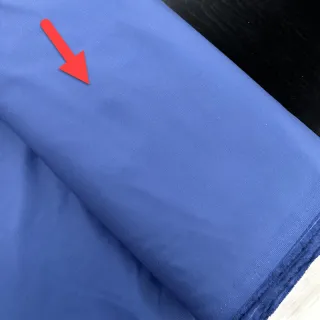 Cotton fabric STRETCH TWILL blue 2nd class
