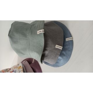 Linen enzyme washed 170 g grey