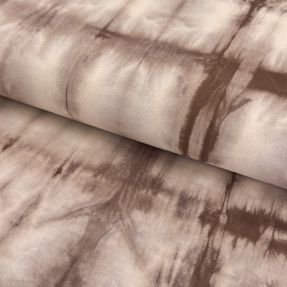 Cotton fabric HAND TIE DYE mauve