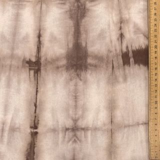 Cotton fabric HAND TIE DYE mauve