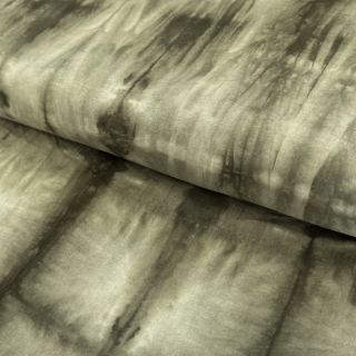 Cotton fabric HAND TIE DYE camo green