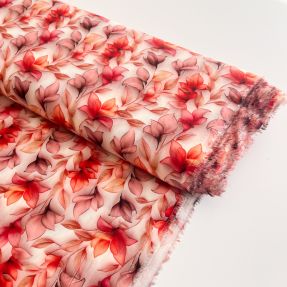 Viscose RAYON POPLIN Leafs design C digital print