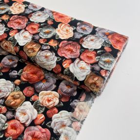 Viscose RAYON POPLIN Knitted design F digital print