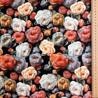Viscose RAYON POPLIN Knitted design F digital print