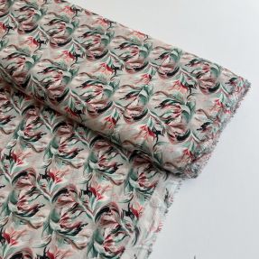 Viscose RAYON POPLIN Diverse graphics design E digital print