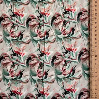 Viscose RAYON POPLIN Diverse graphics design E digital print