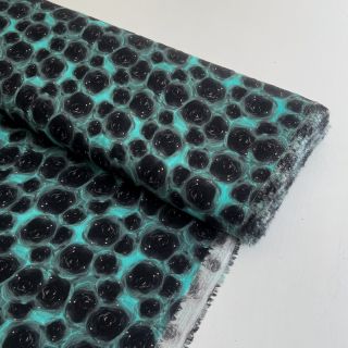 Viscose RAYON POPLIN Black holes design C digital print