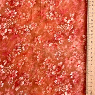 Viscose RAYON POPLIN Mini flowers design E digital print