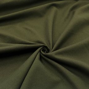 Jersey cotton camo green