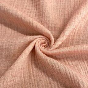 Double gauze/muslin MELANGE pink