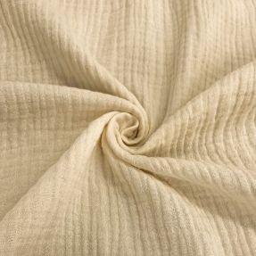 Double gauze/muslin MELANGE sand