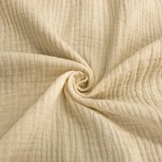 Double gauze/muslin MELANGE sand