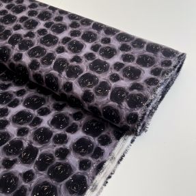 Viscose RAYON POPLIN Black holes design D digital print