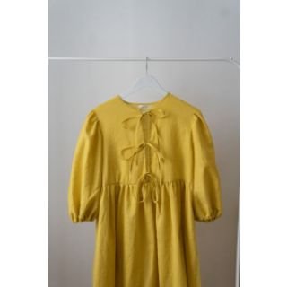 Linen enzyme washed 170 g yellow