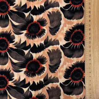 Linen viscose Sunlower design B digital print