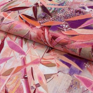 Linen viscose Bamboo digital print
