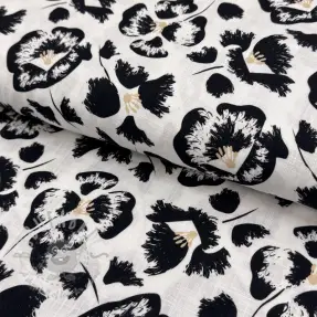 Linen viscose Cayena design A digital print