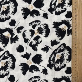 Linen viscose Cayena design A digital print