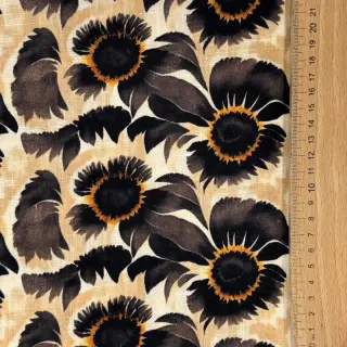Linen viscose Sunlower design A digital print