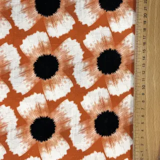 Linen viscose Waxflower design A digital print
