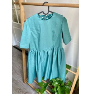 Cotton poplin cyan