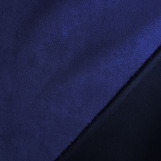 Suede stretch SCUBA navy