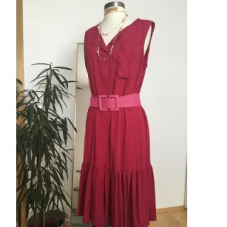 Cotton poplin cerise
