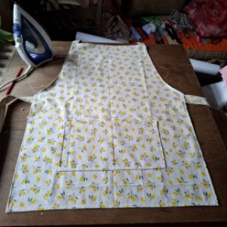 Decoration fabric Linenlook Little citrus fruits