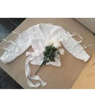 Linen enzyme washed white
