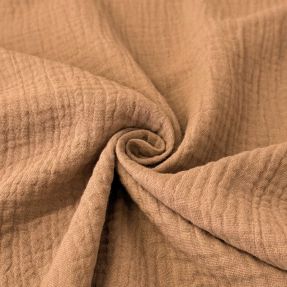 Double gauze/muslin 160 cm dune