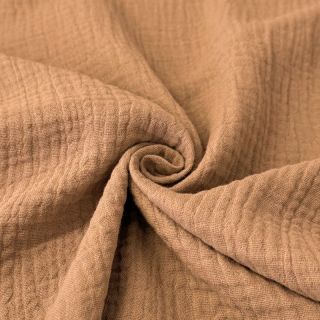 Double gauze/muslin 160 cm dune