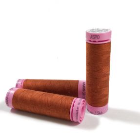 Polyester thread Amann Aspo 120 dark cinnamon