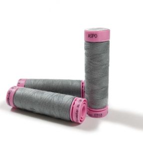 Polyester thread Amann Aspo 120 grey