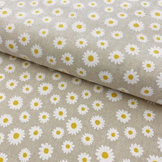 Decoration fabric Linenlook Daisy sweet garden 2nd class