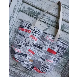 Decoration fabric premium Newspaper Headlines